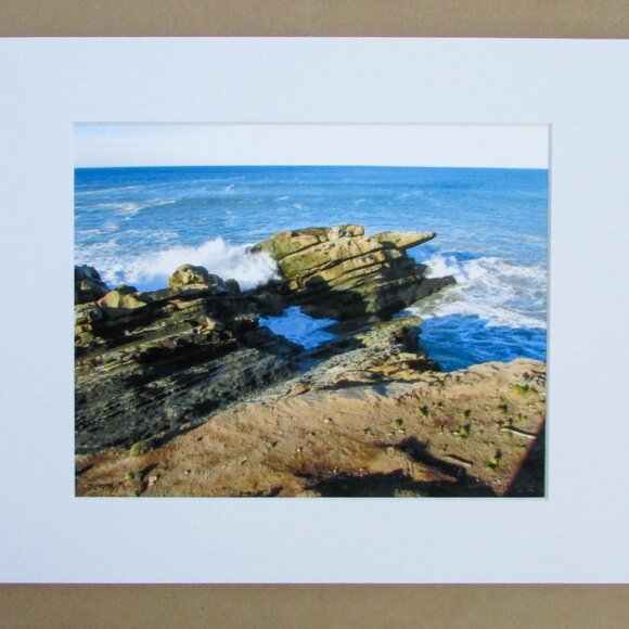 NWT Photography Print Matted - Mendocino Coast California 11"x14" - Picture 2 of 2